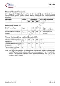 TLE6363G Datasheet Page 11
