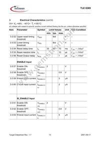 TLE6389G501NTMA1 Datasheet Page 13
