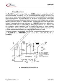 TLE6389G501NTMA1 Datasheet Page 16