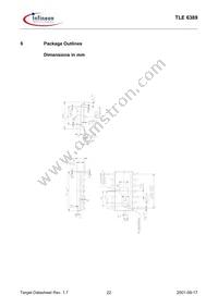 TLE6389G501NTMA1 Datasheet Page 22