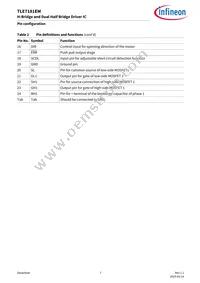 TLE7181EMXUMA1 Datasheet Page 7