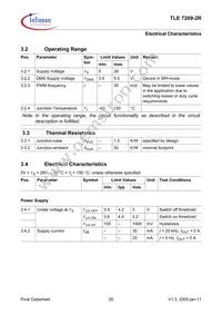 TLE7209-2R Datasheet Page 20