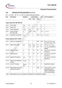 TLE7209-2R Datasheet Page 21