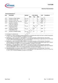 TLE7234EXUMA1 Datasheet Page 12