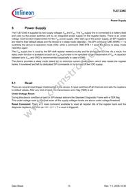TLE7234EXUMA1 Datasheet Page 13