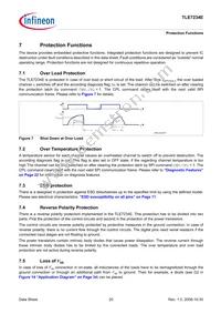 TLE7234EXUMA1 Datasheet Page 20