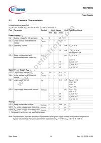 TLE7234G Datasheet Page 14