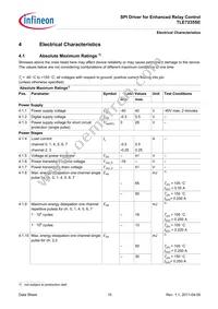 TLE7235SEXUMA1 Datasheet Page 10