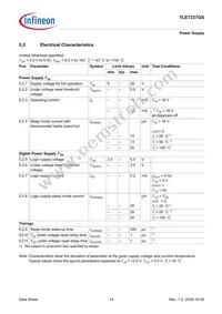 TLE7237GSFUMA1 Datasheet Page 14