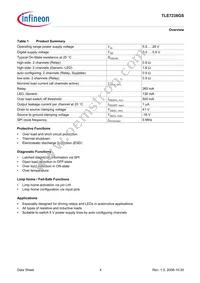 TLE7238GSXUMA1 Datasheet Page 4