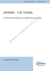 TLE7240SL Datasheet Cover