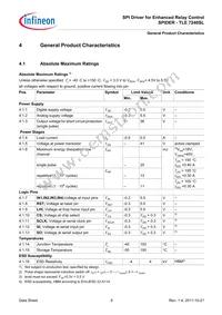 TLE7240SL Datasheet Page 9