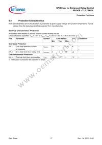 TLE7240SL Datasheet Page 17