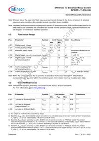TLE7243SLXUMA2 Datasheet Page 10