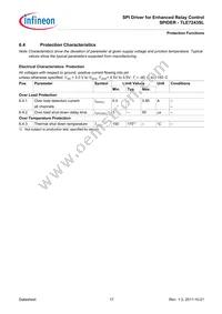 TLE7243SLXUMA2 Datasheet Page 17