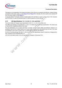 TLE72592GEXUMA1 Datasheet Page 15