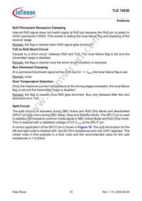 TLE7263E Datasheet Page 19
