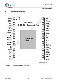 TLE7263EXUMA2 Datasheet Page 4