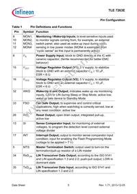 TLE7263EXUMA2 Datasheet Page 5