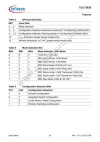 TLE7263EXUMA2 Datasheet Page 22