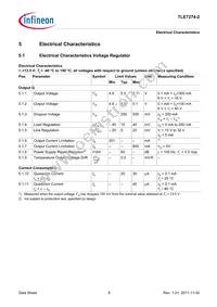 TLE72742GATMA1 Datasheet Page 8
