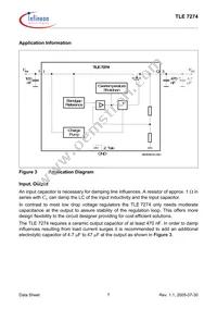 TLE7274DNTMA1 Datasheet Page 7