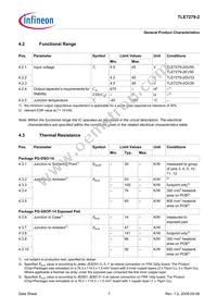 TLE72792GV26XUMA1 Datasheet Page 7