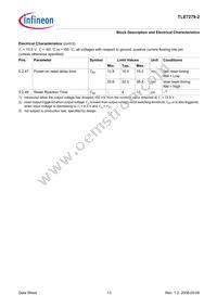 TLE72792GV26XUMA1 Datasheet Page 13