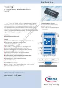 TLE7729TXUMA1 Datasheet Cover