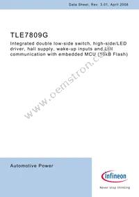 TLE7809G Datasheet Cover