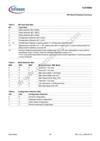 TLE7809G Datasheet Page 20