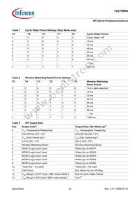 TLE7809G Datasheet Page 22