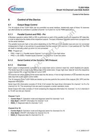 TLE8116SA Datasheet Page 21