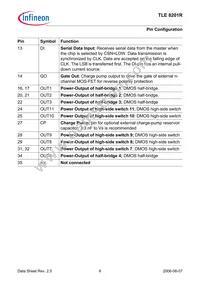 TLE8201RAUMA1 Datasheet Page 6