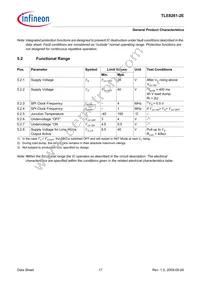 TLE8261-2E Datasheet Page 17