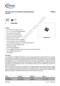 TLE8458GUV33XUMA1 Datasheet Page 3