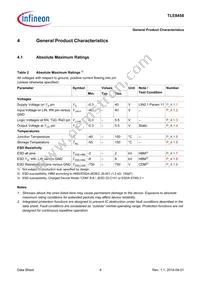 TLE8458GUV33XUMA1 Datasheet Page 6