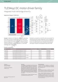 TLE94106ELXUMA1 Datasheet Page 2