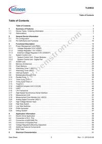 TLE9832QXXUMA3 Datasheet Page 3