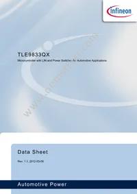 TLE9833QXXUMA2 Datasheet Cover