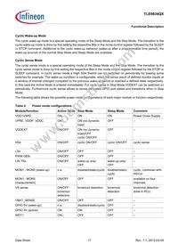 TLE9834QXXUMA1 Datasheet Page 17