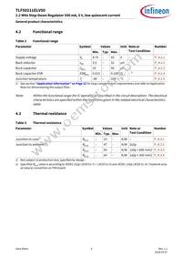 TLF50211ELXUMA1 Datasheet Page 8