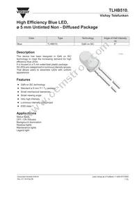 TLHB5101 Datasheet Cover