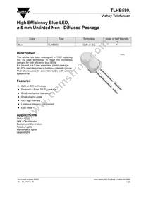 TLHB5801 Datasheet Cover