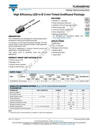 TLHO42M1N2 Datasheet Cover