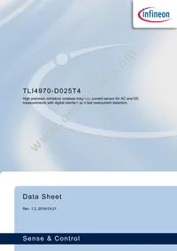 TLI4970D025T4XUMA1 Datasheet Cover