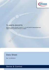TLI4970D025T5XUMA1 Datasheet Cover
