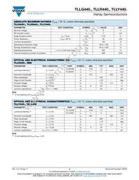 TLLG4401-AS12Z Datasheet Page 2