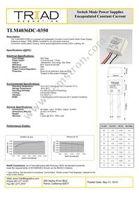 TLM4036DC-0350 Cover