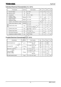TLP137(F) Datasheet Page 3